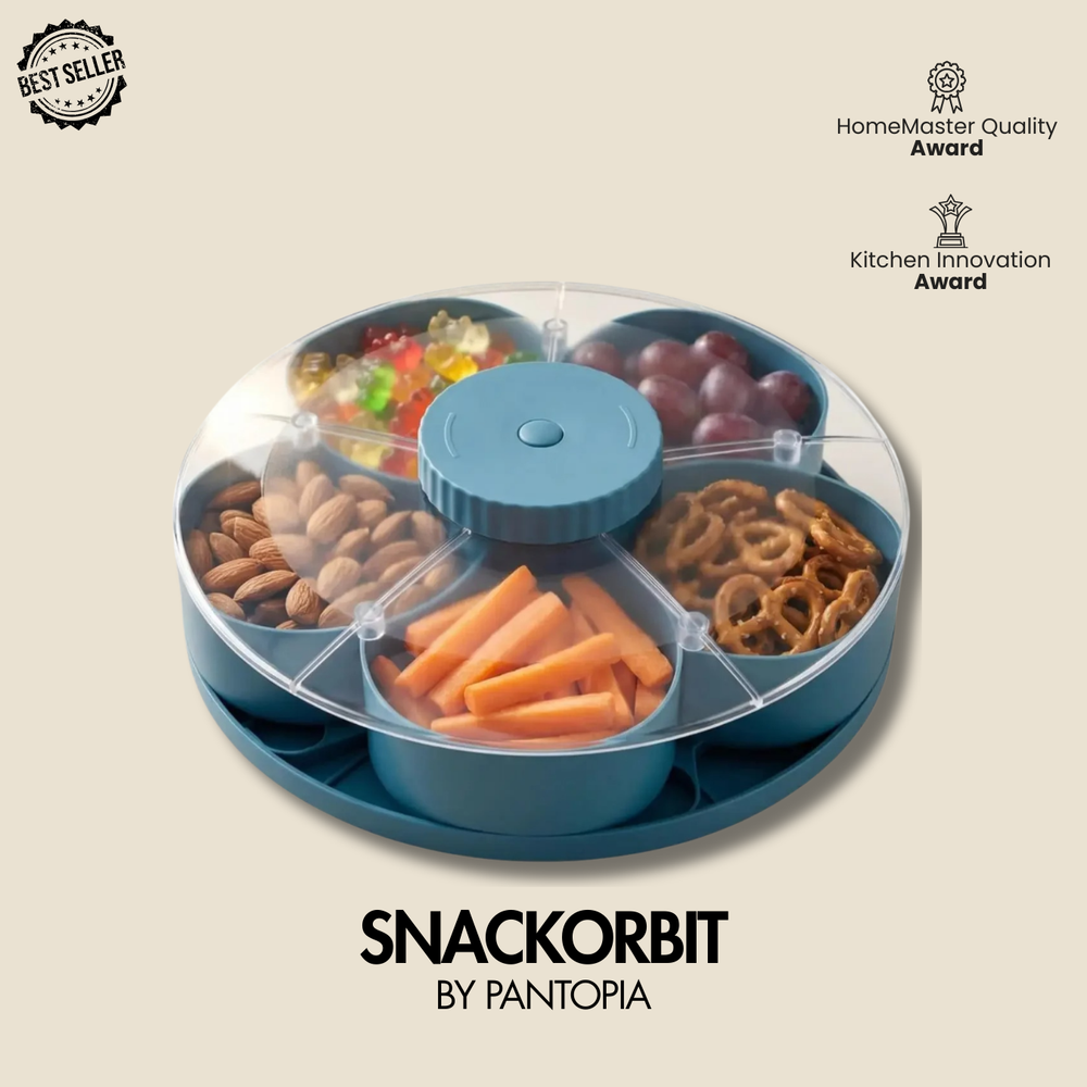 Pantopia SnackOrbit rotating snack organizer