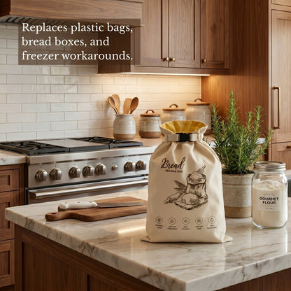 Pantopia Cotton-Beeswax Bread Bags