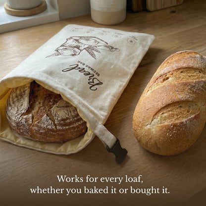 Pantopia Cotton-Beeswax Bread Bags